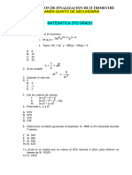 Matematica 5to Grado