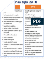 DO's and Dont's - Automation - Peerless