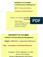 02 Foundation of Individual Behaviour