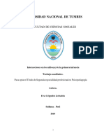 MODULO 3 - Interacciones de Calidad y Desarrollo