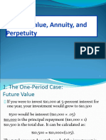 Present Value, Annuity, and Perpetuity