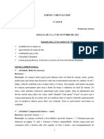 36 Semana de 23 A 27 de Outubro de 2023