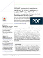 CD4+ Versus CD8+ T Cells Pathogenic Implications