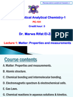 Lecture 1 Matter Properties