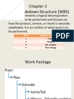 Chapter 2 Work Break Down Structure