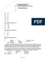 CM231. MAC (IL-II) Solution CMA May-2023 Exam.