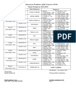 Jadwal Pelaksanaan Penilaian Akhir Semester 2022 - 080904