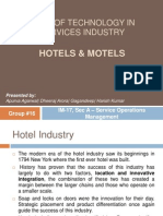 Role of Technology in Services Industry: Hotels & Motels