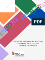 Guía Breve Prevención Suicidio Centros Educativos CyL