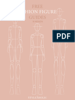 Free Fashion Figure Guide - 9 Heads - Letter