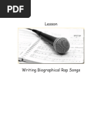 Lesson+Idea Writing+Biograhical+Rap+Lyrics