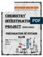 Chemistry Investigatory Am