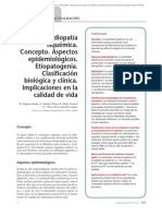 08.050 Cardiopatía Isquémica. Concepto. Aspectos Epidemiológicos. Etiopatogenia. Clasificación Biológica y Clínica. Implicaciones en La Calidad de Vida