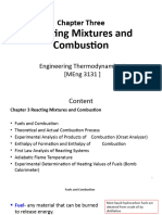 Reacting Mixtures and Combustion