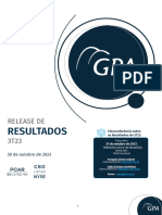 Press Release Do Resultado Do GPA Do 3T23