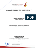 Informe de Práctica, Proyecto de Grado. Mejía Anderson Smith