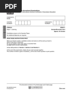 Cambridge Igcse 0520 - w14 - QP - 11