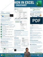 Python in Excel Cheatsheet