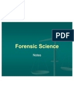 Forensic Science Notes