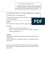 Lista 3 - Razão e Proporcionalidade