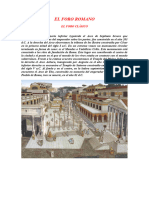 Topografía Del Foro Romano