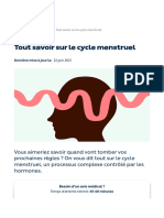 Tout Savoir Sur Le Cycle Menstruel