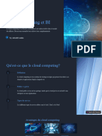 Cloud Computing Et BI