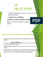 Extractive Metallurgy of Nickel