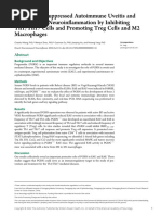 Progranulin Suppressed Autoimmune Uveitis and Autoimmune Neuroin Ammation by Inhibiting Th1/Th17 Cells and Promoting Treg Cells and M2 Macrophages