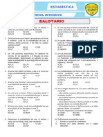 Estadistica - Balotario Octubre 3ro, 4to y 5to