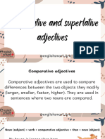 Comparative and Superlative Adjectives