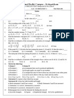 Class IX VISTO - 1 MOCK TEST-1