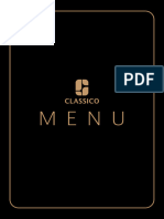 Classico Menu