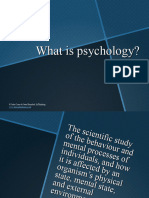 What Is Psychology