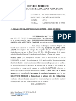 Apersonamiento de Fernanda Mayta Huari Omision de Alimentos