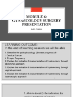 Gynaecology Surgery Presentation