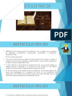 Articulo 20-Derecho Constitucional