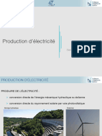 Production D'électricité!: Semaine 1 - Thème 2! Sous-Thème 4!