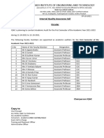 IQAC Circular Academic Auditors List 07-10-21