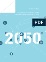 A Clear Future - UK Glass Manufacturing Sector Decarbonisation Roadmap To 2050 - Summary