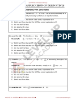 12XM ARMCQ - Application of Derivatives