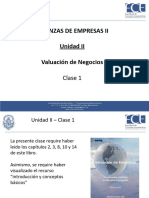 U2 - Valuación de Negocio (Clase 1)