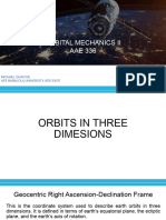 Orbits in Three Dimensions