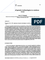 Application of Genetic Technologies To Rainbow Trout