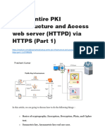 Setup Entire PKI Infrastructure and Access Web Server (HTTPD) Via HTTPS