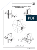 YCW 750 XT 2-Sided SSG Structural Silicone Glazed Curtain Wall System