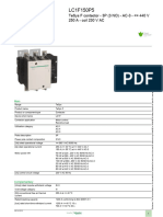 Contactor 150a 3p 230v Lc1f150p5