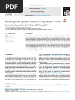 Adoptable Approaches To Predictive Maintenance in Mining Industry - An Overview