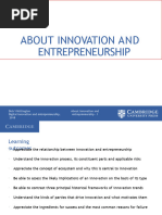 Chapter 2 - Innovation and Entrepreneurship