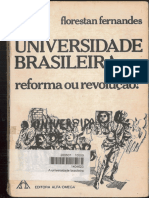 FERNANDES - Florestan - Universidade - Brasileira e Reforma Universitária de 68 - Ver Cap. 6e 8